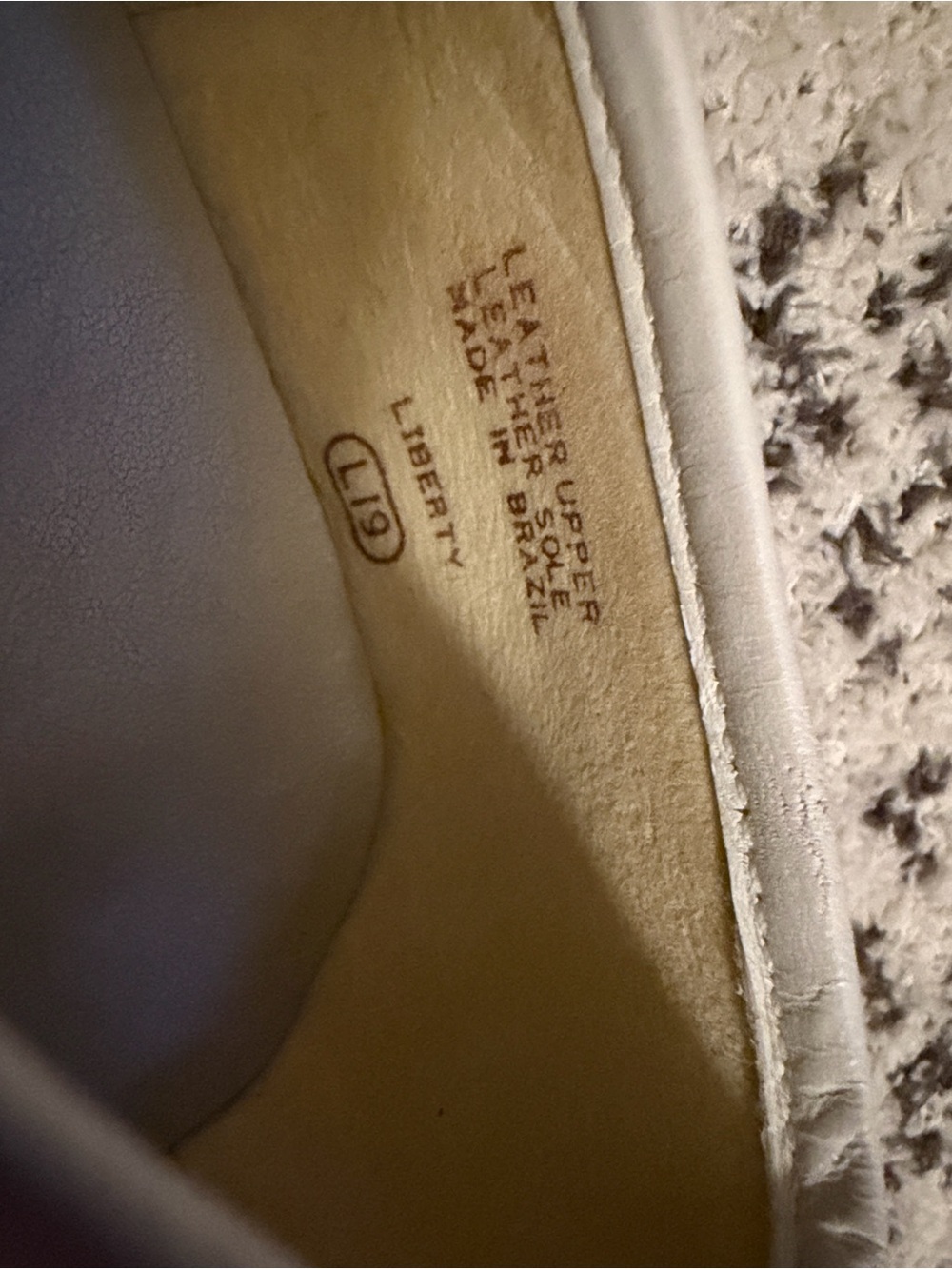 Enzo Angiolini Cream Square-Toe Leather Loafers - Picture 2 of 3